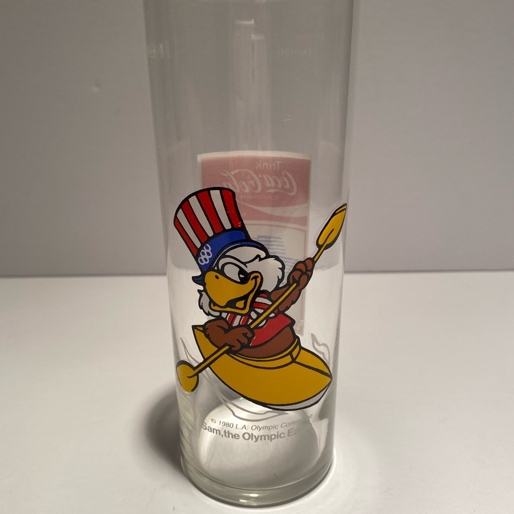 1984 Olympic Games German Coca Cola Glass